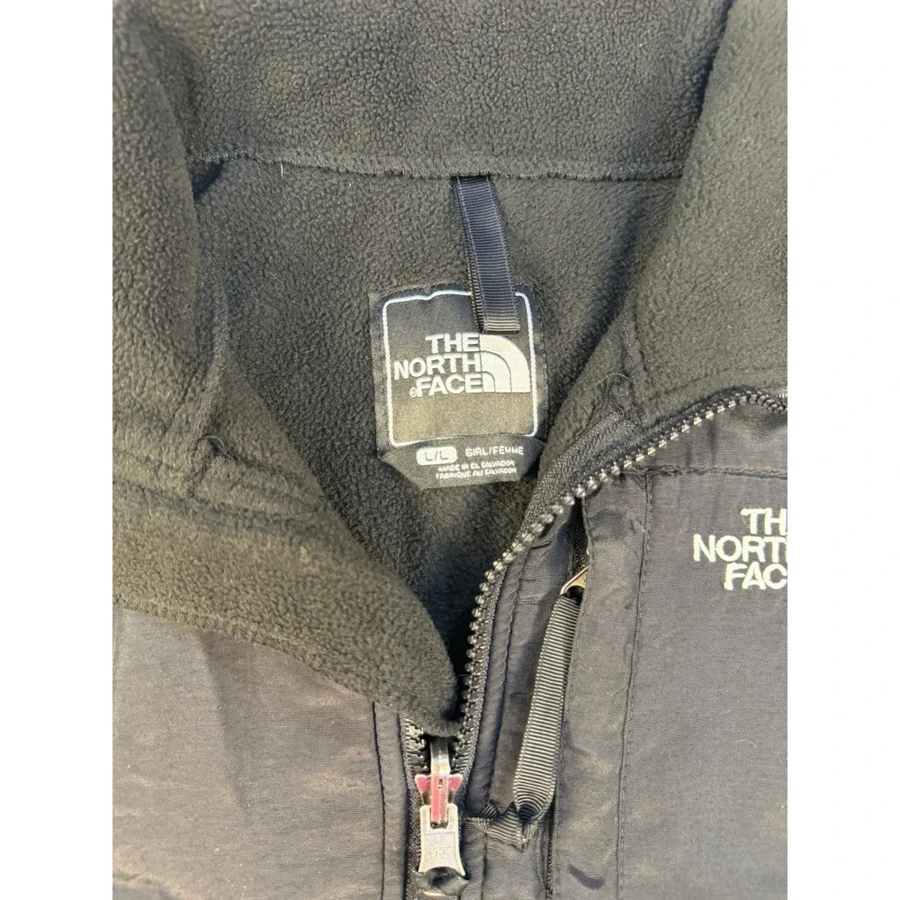 The North Face Polartec Fleece Mashup Vest Black Full Zip Youth L‎ Gorpcore